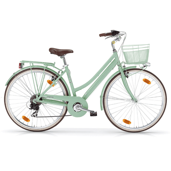 Boulevard Damesfiets 18V Retro met Mand en Verlichting Boulevard Damesfiets 18V Retro met Mand en Verlichting